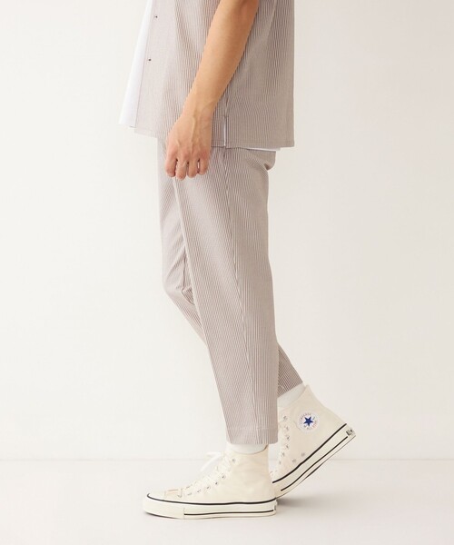 SHIPS Colors(シップス カラーズ)の「SHIPS Colors: カット サッカー アンクルカット パンツ セットアップ対応(その他パンツ・メンズ・グレー/ネイビー/ベージュ・LARGE/MEDIUM/SMALL)」の3枚目の写真