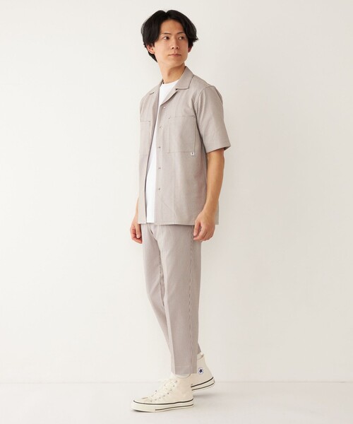 SHIPS Colors(シップス カラーズ)の「SHIPS Colors: カット サッカー アンクルカット パンツ セットアップ対応(その他パンツ・メンズ・グレー/ネイビー/ベージュ・LARGE/MEDIUM/SMALL)」の9枚目の写真