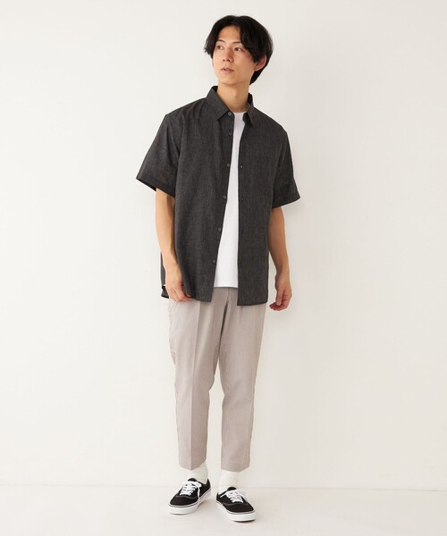 SHIPS Colors(シップス カラーズ)の「SHIPS Colors: カット サッカー アンクルカット パンツ セットアップ対応(その他パンツ・メンズ・グレー/ネイビー/ベージュ・LARGE/MEDIUM/SMALL)」の11枚目の写真