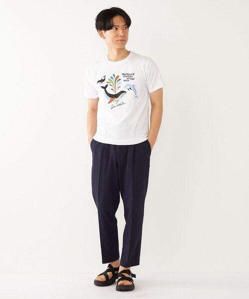 SHIPS Colors(シップス カラーズ)の「SHIPS Colors: カット サッカー アンクルカット パンツ セットアップ対応(その他パンツ・メンズ・グレー/ネイビー/ベージュ・LARGE/MEDIUM/SMALL)」の17枚目の写真