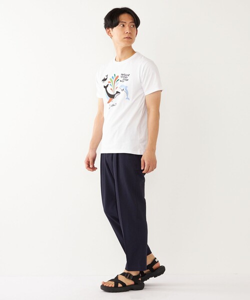 SHIPS Colors(シップス カラーズ)の「SHIPS Colors: カット サッカー アンクルカット パンツ セットアップ対応(その他パンツ・メンズ・グレー/ネイビー/ベージュ・LARGE/MEDIUM/SMALL)」の18枚目の写真