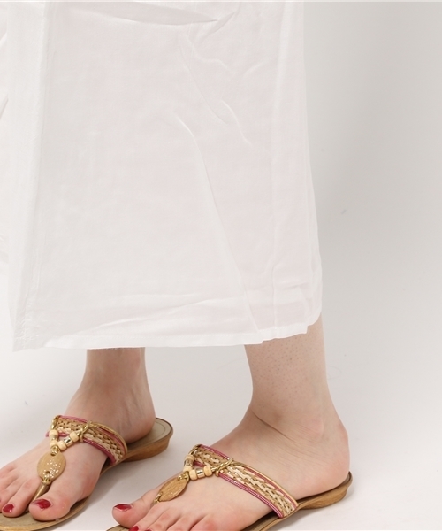 ROSE BUD(ローズバッド)の「AWH-D-15696 RAYON SLEEVELESS LONG DRESS(ワンピース・レディース・ホワイト/ネイビー・MEDIUM)」の9枚目の写真