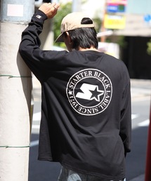 【STARTER /スターター】サークル発泡プリント ロングスリーブTシャツ