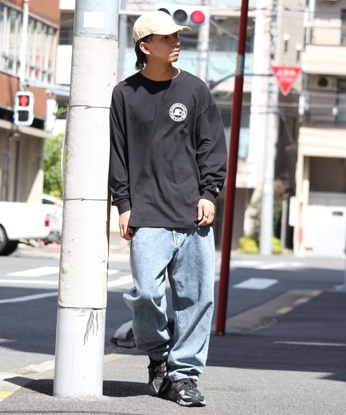STARTER BLACK LABEL(スターターブラックレーベル)の「【STARTER /スターター】サークル発泡プリント ロングスリーブTシャツ(Tシャツ/カットソー・メンズ・ホワイト/グリーン/ブラック・M/L/XL)」の11枚目の写真