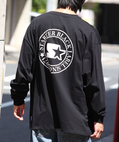 STARTER BLACK LABEL(スターターブラックレーベル)の「【STARTER /スターター】サークル発泡プリント ロングスリーブTシャツ(Tシャツ/カットソー・メンズ・ホワイト/グリーン/ブラック・M/L/XL)」の10枚目の写真