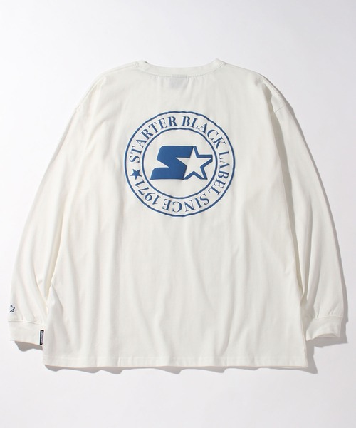 STARTER BLACK LABEL(スターターブラックレーベル)の「【STARTER /スターター】サークル発泡プリント ロングスリーブTシャツ(Tシャツ/カットソー・メンズ・ホワイト/グリーン/ブラック・M/L/XL)」の20枚目の写真