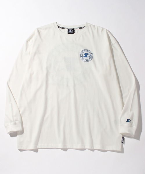 STARTER BLACK LABEL(スターターブラックレーベル)の「【STARTER /スターター】サークル発泡プリント ロングスリーブTシャツ(Tシャツ/カットソー・メンズ・ホワイト/グリーン/ブラック・M/L/XL)」の19枚目の写真