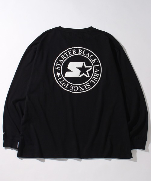 STARTER BLACK LABEL(スターターブラックレーベル)の「【STARTER /スターター】サークル発泡プリント ロングスリーブTシャツ(Tシャツ/カットソー・メンズ・ホワイト/グリーン/ブラック・M/L/XL)」の18枚目の写真