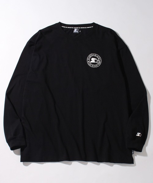 STARTER BLACK LABEL(スターターブラックレーベル)の「【STARTER /スターター】サークル発泡プリント ロングスリーブTシャツ(Tシャツ/カットソー・メンズ・ホワイト/グリーン/ブラック・M/L/XL)」の17枚目の写真