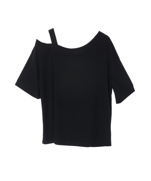 Edit Sheen（エディットシーン）の「とろみ素材ワンショルカットソー（Tシャツ/カットソー・レディース・ブラック/ホワイト・M）」の18枚目の写真