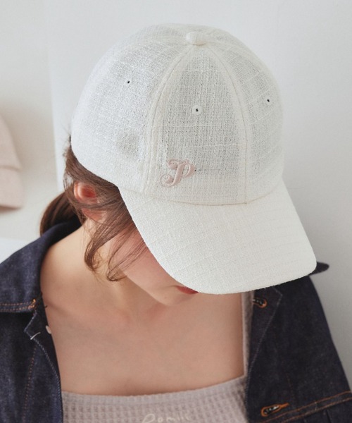 pomiii（ポミー）の「ロゴツイードキャップ（キャップ）」 - WEAR