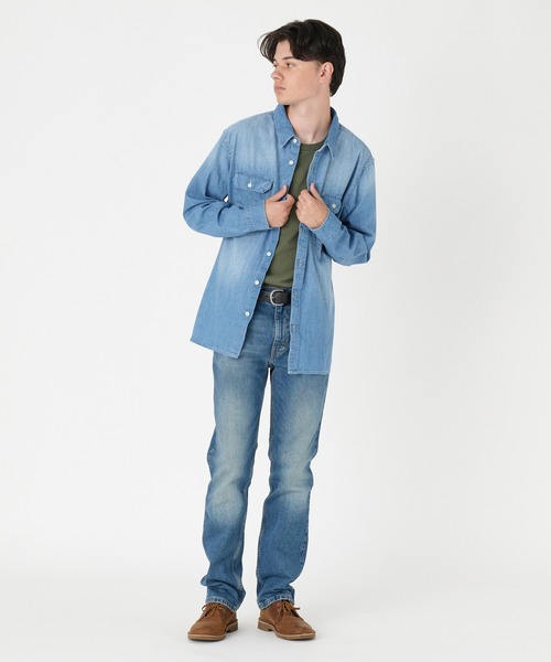 【セール】Levi's/リーバイス JACKSON ワーカーシャツ ライトインディゴ FRANKLIN（シャツ/ブラウス）｜Levi's（リーバイス）