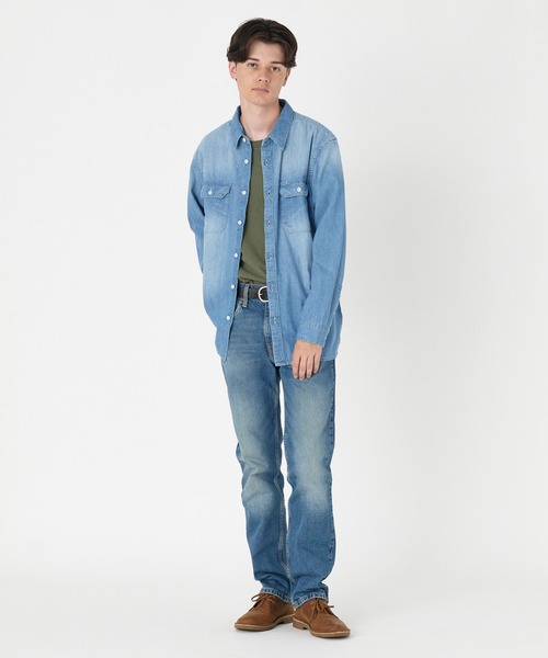 【セール】Levi's/リーバイス JACKSON ワーカーシャツ ライトインディゴ FRANKLIN（シャツ/ブラウス）｜Levi's（リーバイス）