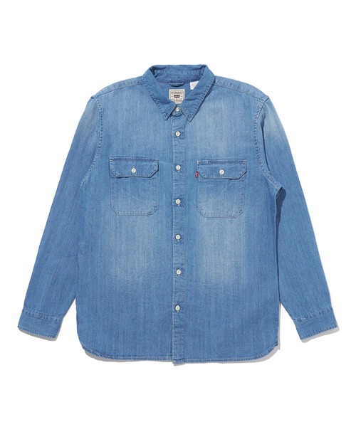 【セール】Levi's/リーバイス JACKSON ワーカーシャツ ライトインディゴ FRANKLIN（シャツ/ブラウス）｜Levi's（リーバイス）