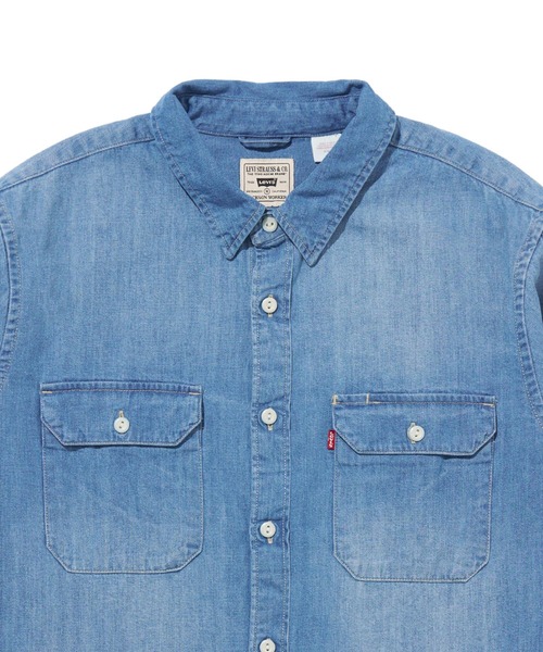 【セール】Levi's/リーバイス JACKSON ワーカーシャツ ライトインディゴ FRANKLIN（シャツ/ブラウス）｜Levi's（リーバイス）