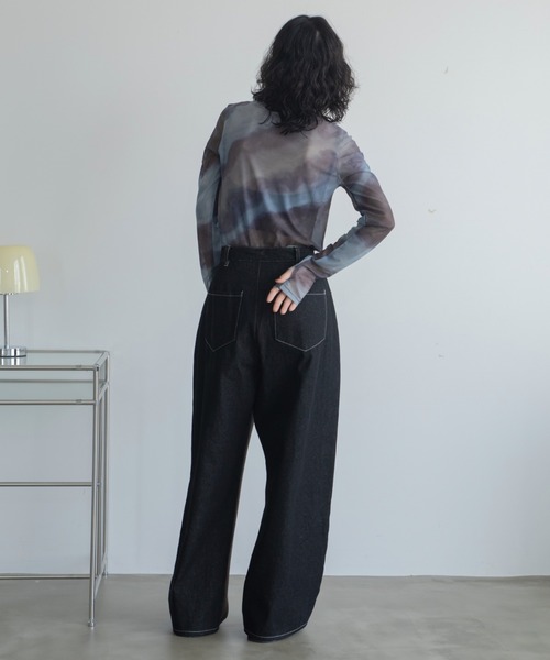 アート柄シアーインナー/新柄追加（Tシャツ/カットソー