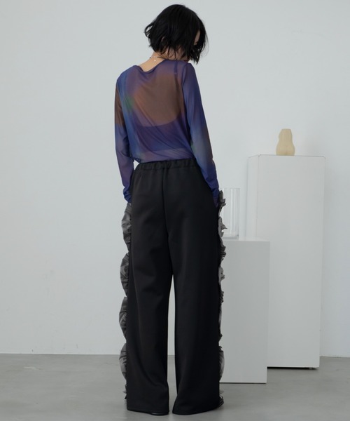 tシャツ シアーアートインナー レディース tシャツ アート柄シアーインナー/新柄追加 レディース
