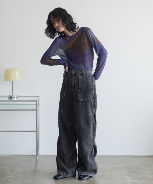 完売品 トリートユアセルフ ロゴ シアーインナー トリートユアセルフ Treat Ürself sheer tops - メルカリ