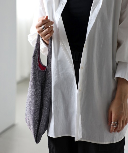 GUSCIO（グッシオ）の「【グッシオベーシック】ラメエコバッグ（エコバッグ/サブバッグ・レディース・ピンク/パープル/ゴールド/ブラック・FREE）」の17枚目の写真