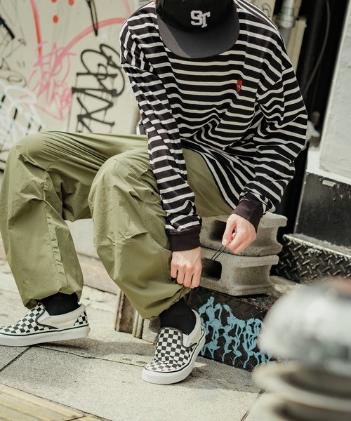 improves(インプローブス)の「【UAU】ナイロン タスラン ワイド カーゴパンツ(カーゴパンツ・メンズ・ブラック/グレイッシュベージュ/カーキ・MEDIUM/LARGE)」の19枚目の写真