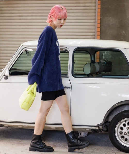 PBLIM(ページボーイリム)の「PBLIM/ナイロンナカワタミニバック(ハンドバッグ・レディース・ホワイト/ブラック/ライム・FREE)」の7枚目の写真