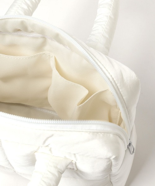 PBLIM(ページボーイリム)の「PBLIM/ナイロンナカワタミニバック(ハンドバッグ・レディース・ホワイト/ブラック/ライム・FREE)」の15枚目の写真