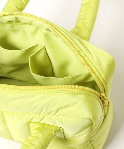 PBLIM(ページボーイリム)の「PBLIM/ナイロンナカワタミニバック(ハンドバッグ・レディース・ホワイト/ブラック/ライム・FREE)」の19枚目の写真