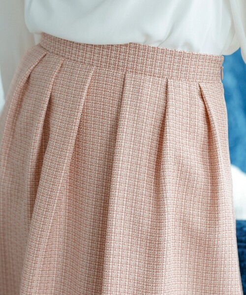 【セール】【洗える】フレアツイードスカート(スカート)|Tiaclasse(ティアクラッセ) 【セール】【洗える】フレアツイードスカート(スカート)|Tiaclasse(ティアクラッセ)