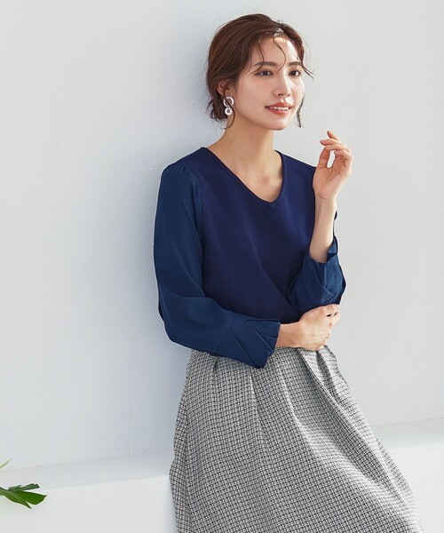 【セール】【洗える】フレアツイードスカート(スカート)|Tiaclasse(ティアクラッセ) 【セール】【洗える】フレアツイードスカート(スカート)|Tiaclasse(ティアクラッセ)