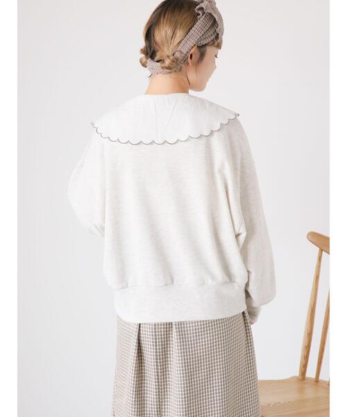 ehka sopo（エヘカソポ）の「刺繍襟ブラウス（シャツ/ブラウス・レディース・キナリ/オフホワイト・F）」の12枚目の写真