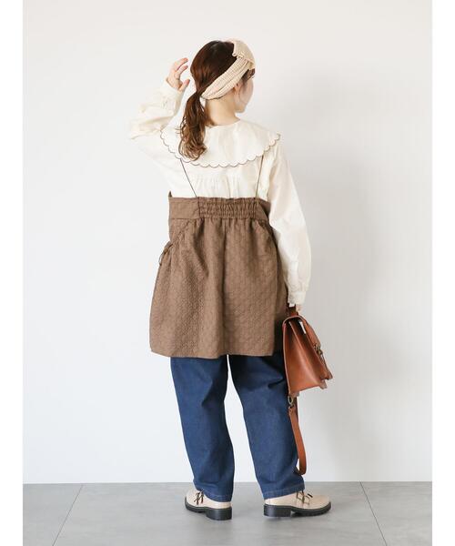 ehka sopo（エヘカソポ）の「刺繍襟ブラウス（シャツ/ブラウス・レディース・キナリ/オフホワイト・F）」の13枚目の写真