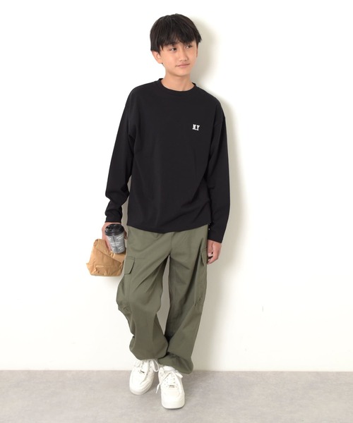 GLAZOS(グラソス)の「【再入荷】【プチプラ】アソートバックプリント長袖Tシャツ(その他トップス・キッズ・オレンジ/インディゴブルー/グレー/ホワイト/イエロー/ブラック・130cm/150cm/160cm/170cm/140cm)」の10枚目の写真