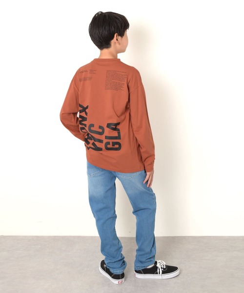 GLAZOS(グラソス)の「【再入荷】【プチプラ】アソートバックプリント長袖Tシャツ(その他トップス・キッズ・オレンジ/インディゴブルー/グレー/ホワイト/イエロー/ブラック・130cm/150cm/160cm/170cm/140cm)」の15枚目の写真