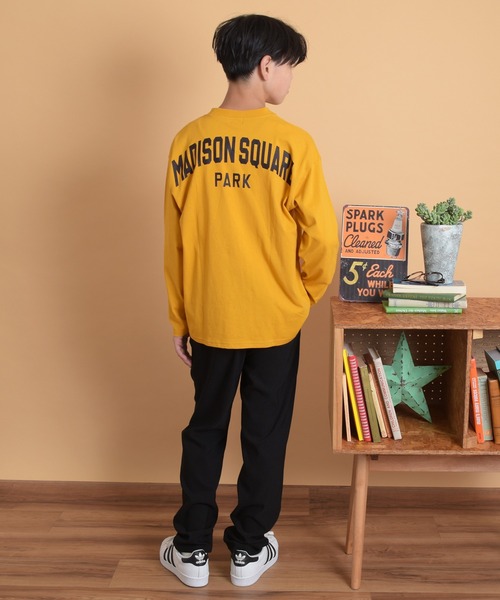 GLAZOS(グラソス)の「【再入荷】【プチプラ】アソートバックプリント長袖Tシャツ(その他トップス・キッズ・オレンジ/インディゴブルー/グレー/ホワイト/イエロー/ブラック・130cm/150cm/160cm/170cm/140cm)」の13枚目の写真