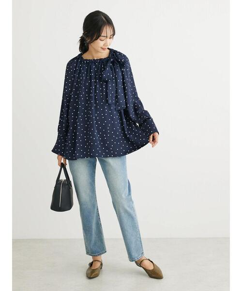 Green　Parks（グリーンパークス）の「・KOSSO　RECOラウンド2WAYボストンバッグ（エコバッグ/サブバッグ・レディース・グレイッシュベージュ/ブラック/グリーン・FREE）」の4枚目の写真