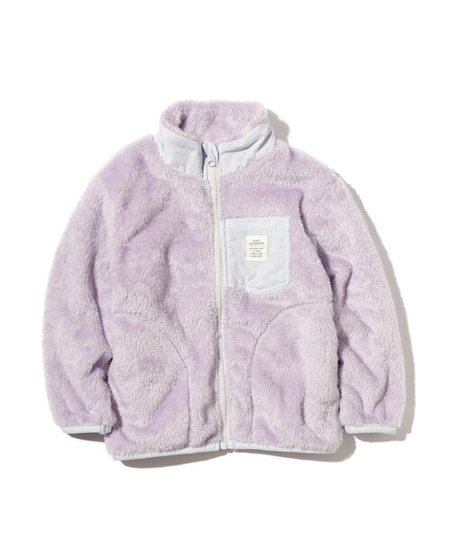 SHOO・LA・RUE（シューラルー）の「◆【110-140cm】アソートボアブルゾン（ブルゾン・キッズ・ブラック/ライトパープル/ブルー系その他6/アイボリー・11/14/12/13）」の4枚目の写真