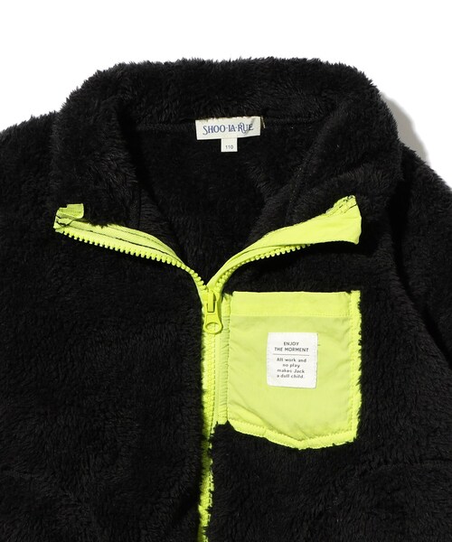 SHOO・LA・RUE（シューラルー）の「◆【110-140cm】アソートボアブルゾン（ブルゾン・キッズ・ブラック/ライトパープル/ブルー系その他6/アイボリー・11/14/12/13）」の10枚目の写真