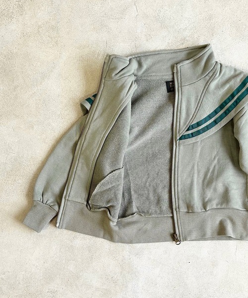 BIG FIELD（ビッグフィールド）の「セーラージップスウェット（90～150cm）（スウェット・キッズ・グレー/ブラック・130/140/150/90/100/110/120）」の11枚目の写真