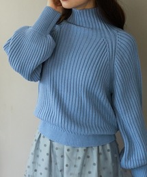 ORiental TRaffic（オリエンタルトラフィック）の「ハイネックボリュームスリーブニット MO33N04（ニット/セーター）」