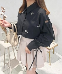 ビジューデザインシャツ【ZOZOTOWN限定アイテム】