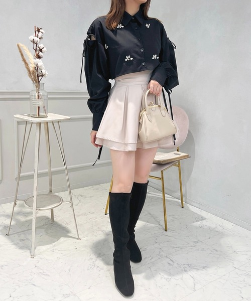 セール】ビジューデザインシャツ【ZOZOTOWN限定アイテム