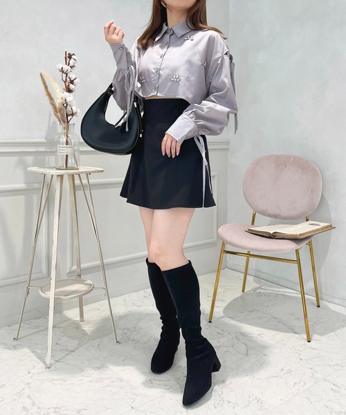セール】ビジューデザインシャツ【ZOZOTOWN限定アイテム