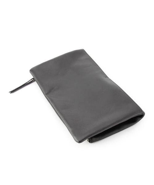 BEAUTY&YOUTH UNITED ARROWS（ビューティーアンドユースユナイテッドアローズ）の「BY スムース レザー クラッチバッグ◆（クラッチバッグ・メンズ・ブラック・フリー）」の4枚目の写真