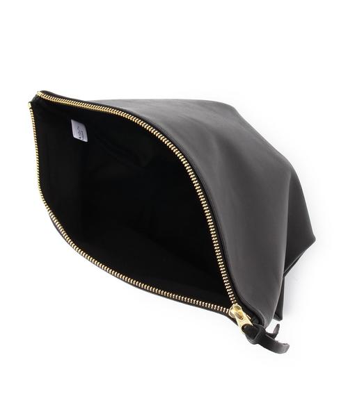 BEAUTY&YOUTH UNITED ARROWS（ビューティーアンドユースユナイテッドアローズ）の「BY スムース レザー クラッチバッグ◆（クラッチバッグ・メンズ・ブラック・フリー）」の2枚目の写真