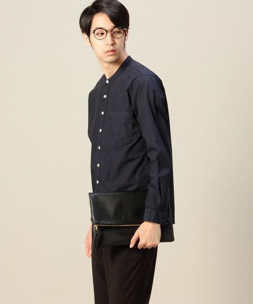 BEAUTY&YOUTH UNITED ARROWS（ビューティーアンドユースユナイテッドアローズ）の「BY スムース レザー クラッチバッグ◆（クラッチバッグ・メンズ・ブラック・フリー）」の3枚目の写真