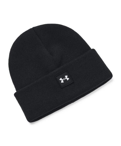 UNDER ARMOUR(アンダーアーマー)の「UAハーフタイム ビーニー(トレーニング/キッズ)【使用禁止】(キャップ・キッズ・ブラック・ONESIZE)」の1枚目の写真