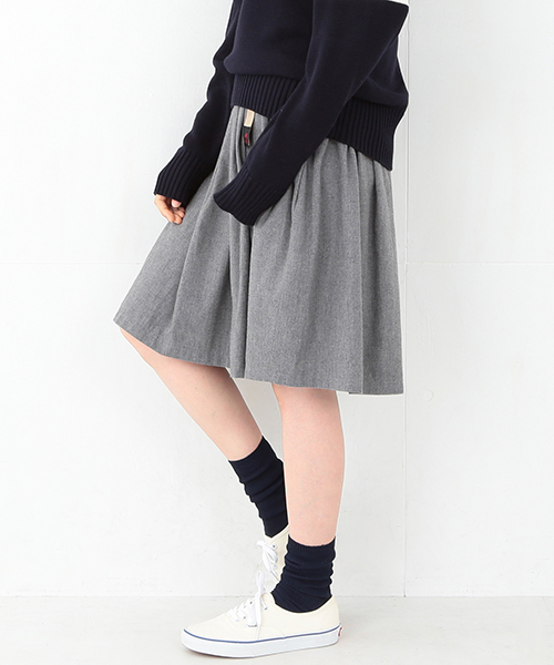 Gramicci（グラミチ）の「GRAMICCI / ネル フレアスカート（スカート・レディース・グレー/ベージュ/ストライプ・ONE SIZE）」の19枚目の写真