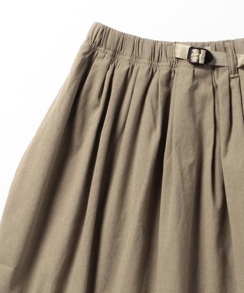 Gramicci（グラミチ）の「GRAMICCI / ネル フレアスカート（スカート・レディース・グレー/ベージュ/ストライプ・ONE SIZE）」の12枚目の写真