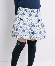 BeBe | 【お揃い】パティスリーフラワープリントキュロットパンツ(90~150cm)(スカート)