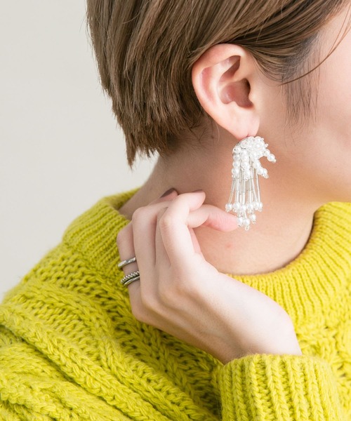 KBF（ケイビーエフ）の「パールピアス（ピアス（両耳用）・レディース・ゴールド/シルバー・ONE）」の4枚目の写真